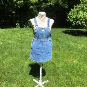 LIMITED SALE! Calvin Klein denim overalls dress